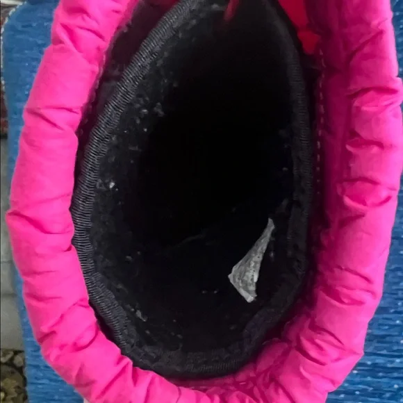 The North Face girls size 2 Alpenglow winter boots Fuchsia and Charcoal - Picture 10 of 10